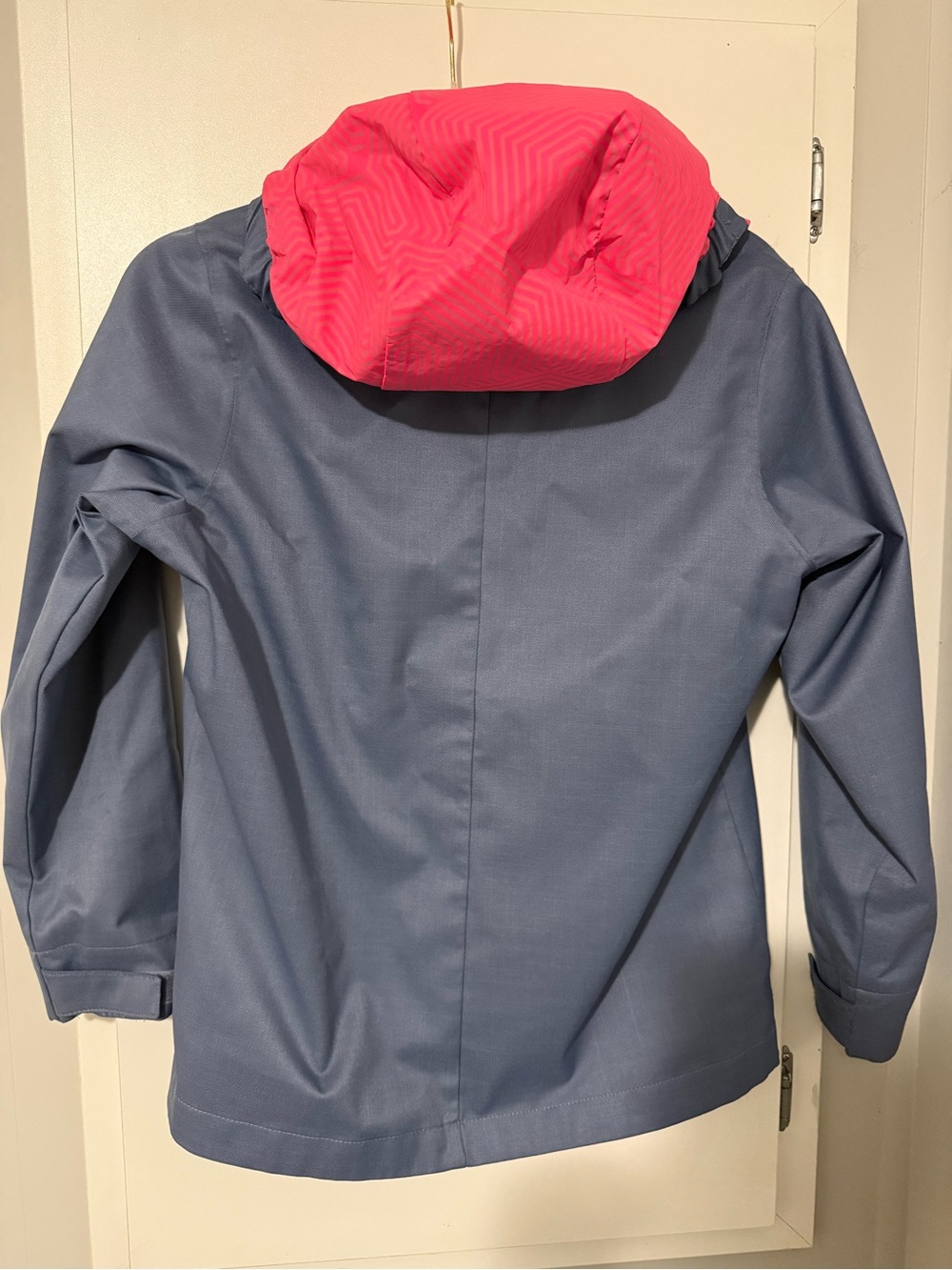 93. Under Armour Coldgear Infrared Navy Jacket- Kids Raincoat Medium - Picture 4 of 11
